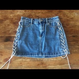 Pac Sun denim skirt